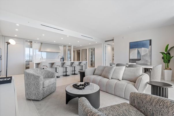 Interior, Living room, Recessed Lighting