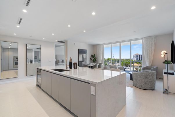 Dining room, Interior, Kitchen, Living room, Recessed Lighting, Stainless Steel Appliances
