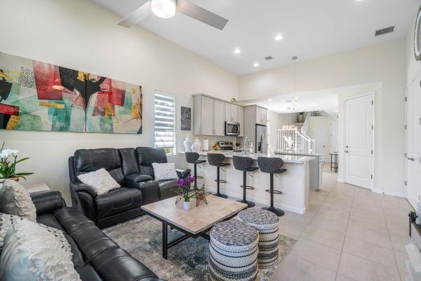 Interior, Kitchen, Living room, Recessed Lighting, Stainless Steel Appliances
