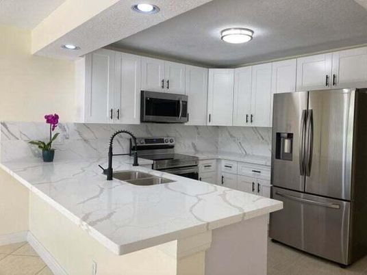 Interior, Kitchen, Recessed Lighting, Stainless Steel Appliances