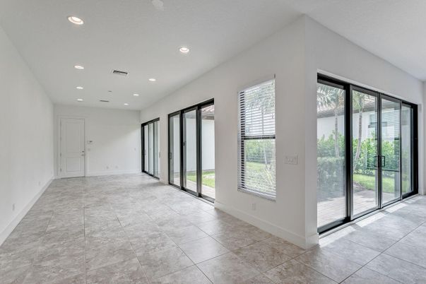 Empty room, Interior, Recessed Lighting