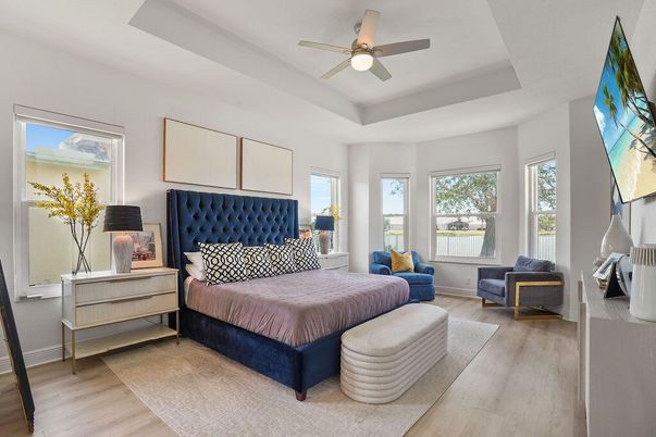 Bedroom, Interior, Wood Texture Flooring