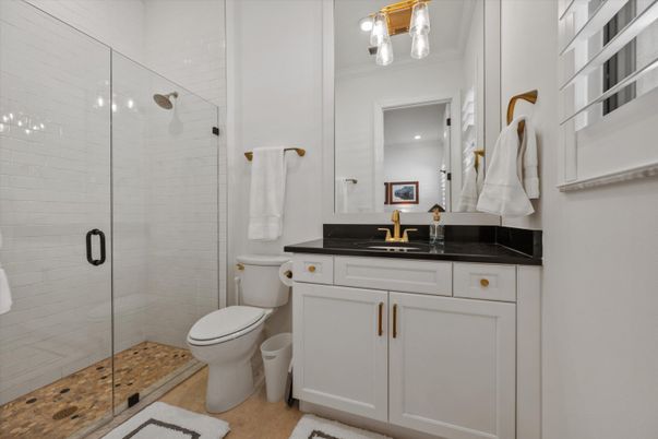Bathroom, Glass Shower, Interior