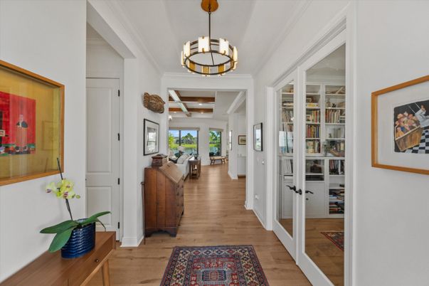 Interior, Pendant Lights, Wood Texture Flooring