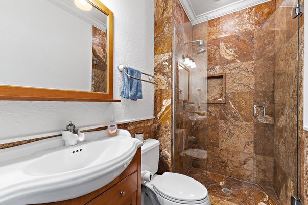 Bathroom, Glass Shower, Interior