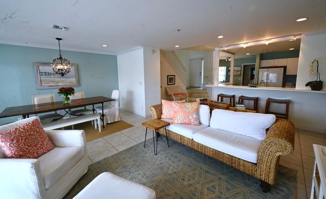 Dining room, Interior, Kitchen, Living room, Pendant Lights, Recessed Lighting