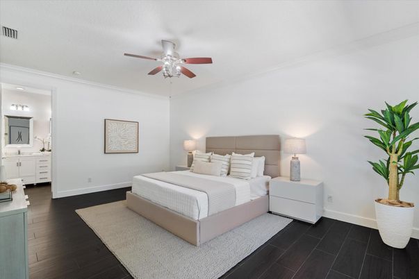 Bedroom, Interior, Wood Texture Flooring
