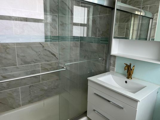 Bathroom, Glass Shower, Interior