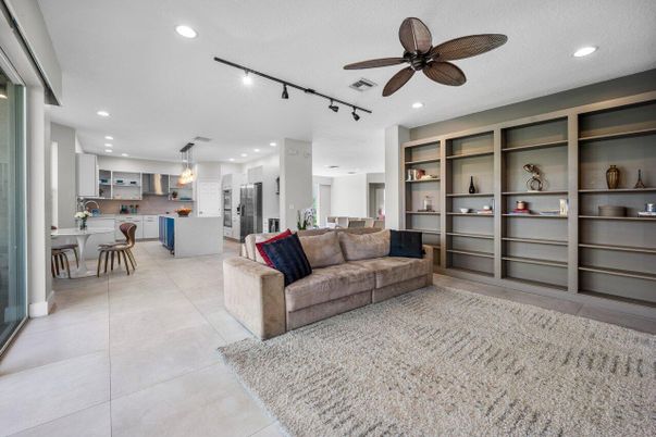Dining room, Interior, Kitchen, Living room, Pendant Lights, Recessed Lighting