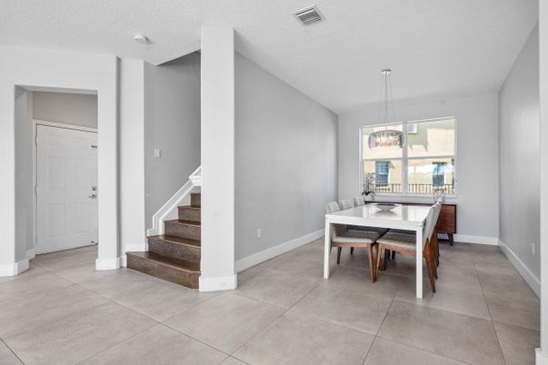 Dining room, Interior, Pendant Lights