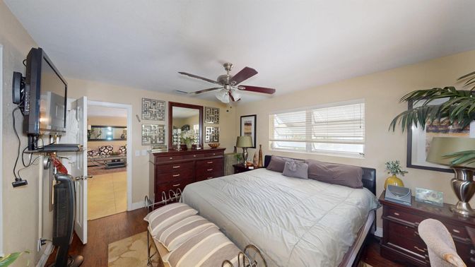 Bedroom, Interior, Wood Texture Flooring