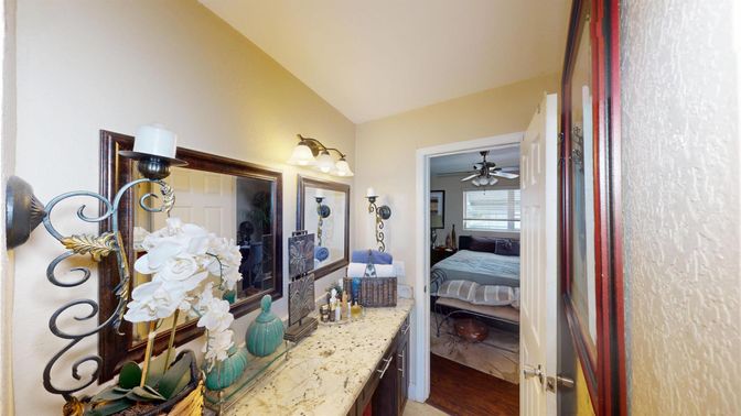 Bedroom, Interior, Wood Texture Flooring