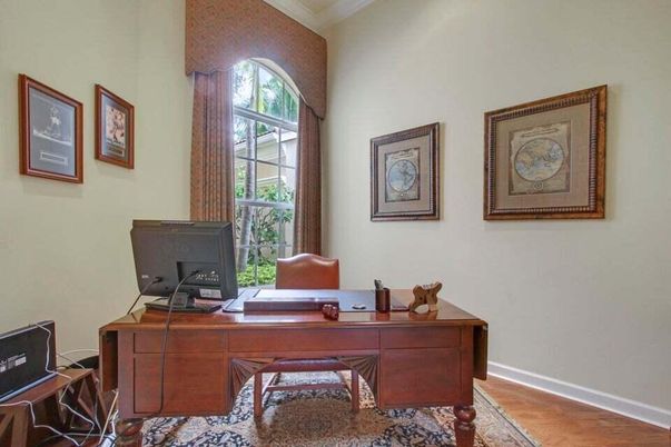 Home Office, Interior, Wood Texture Flooring