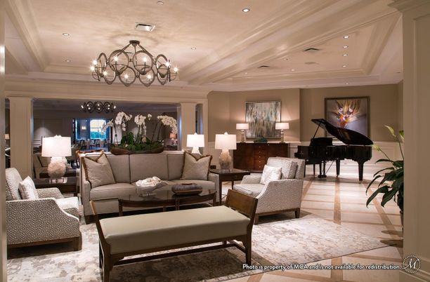 Chandelier, Interior, Living room, Piano, Recessed Lighting