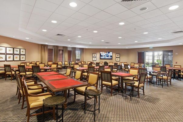 Dining room, Interior, Recessed Lighting