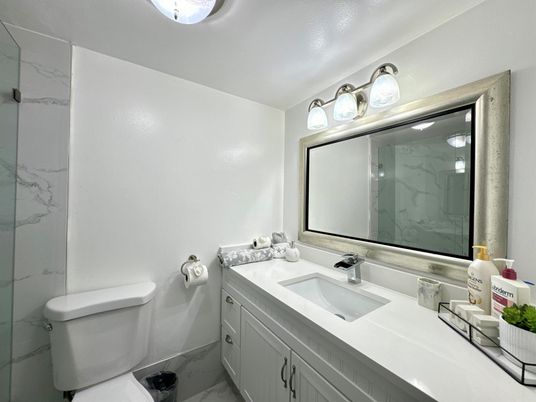 Bathroom, Interior, Marble Walls