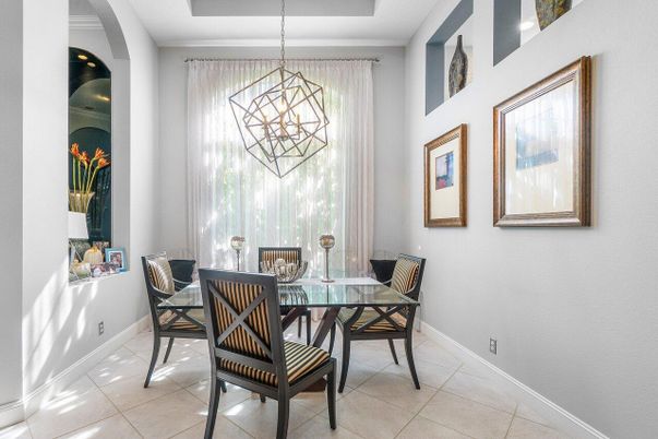 Dining room, Interior, Pendant Lights