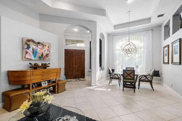 Dining room, Interior, Pendant Lights