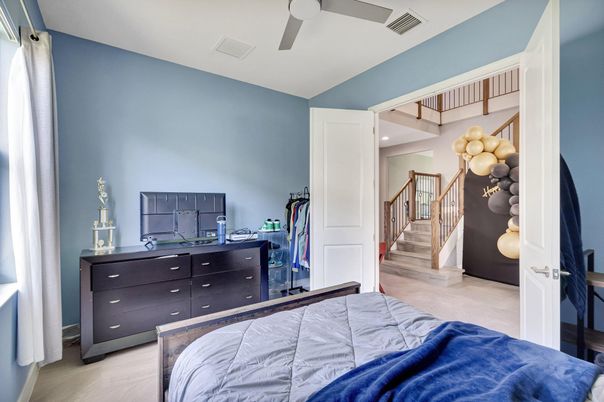 Bedroom, Interior, Recessed Lighting