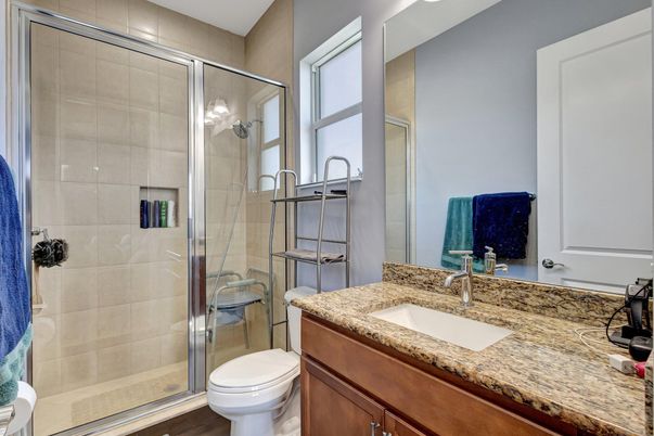 Bathroom, Glass Shower, Interior