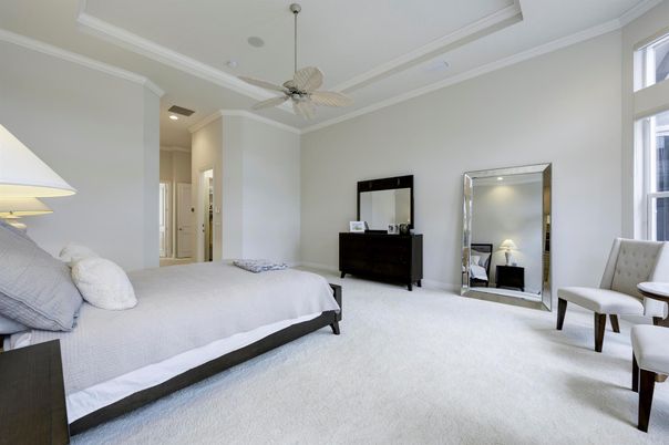 Bedroom, Interior, Recessed Lighting