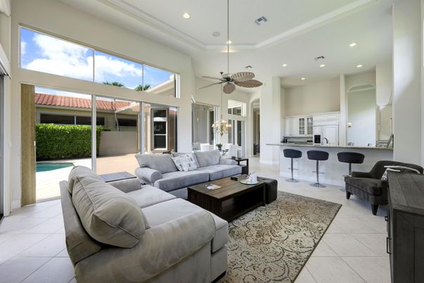 Interior, Living room, Recessed Lighting