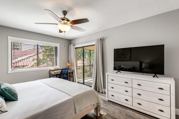 Bedroom, Interior, Wood Texture Flooring