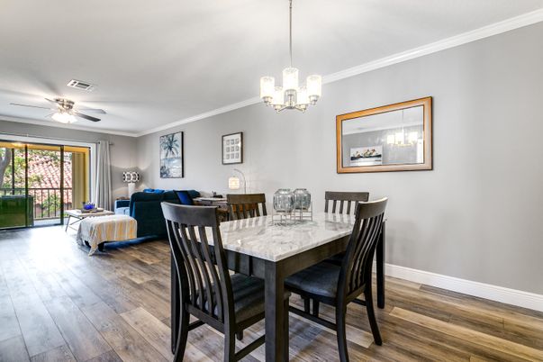Chandelier, Dining room, Interior, Living room, Pendant Lights, Wood Texture Flooring