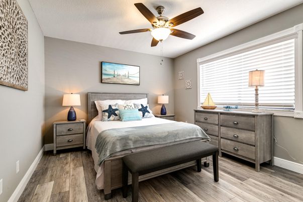 Bedroom, Interior, Wood Texture Flooring