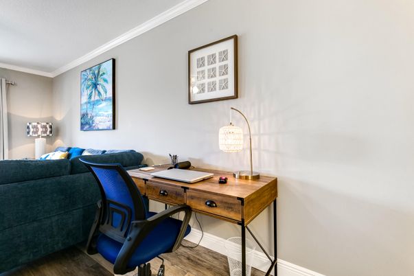 Home Office, Interior, Wood Texture Flooring