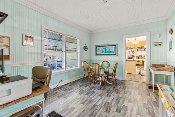 Dining room, Interior, Wood Texture Flooring