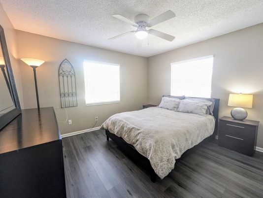Bedroom, Interior, Wood Texture Flooring