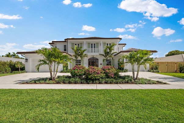 Attached, Backyard, Exterior, Facade, Mediterranean