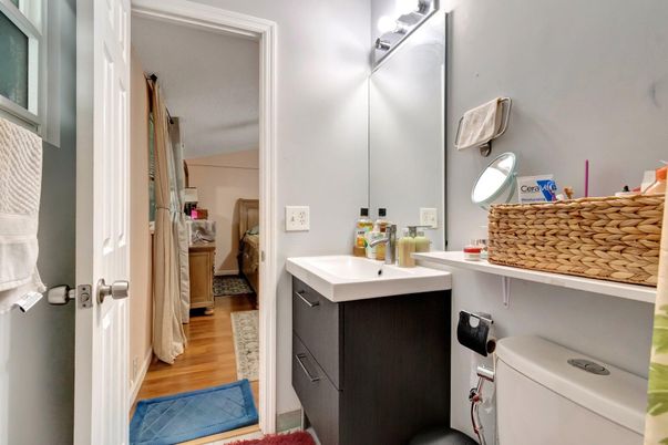 Bathroom, Interior, Wood Texture Flooring