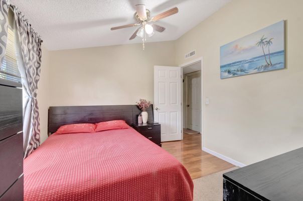Bedroom, Interior, Wood Texture Flooring