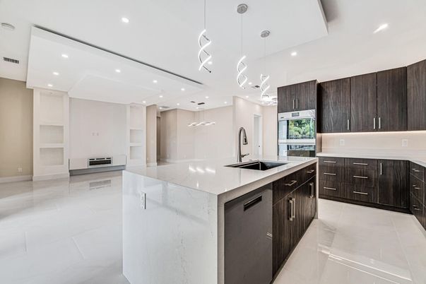 Interior, Kitchen, Pendant Lights, Recessed Lighting