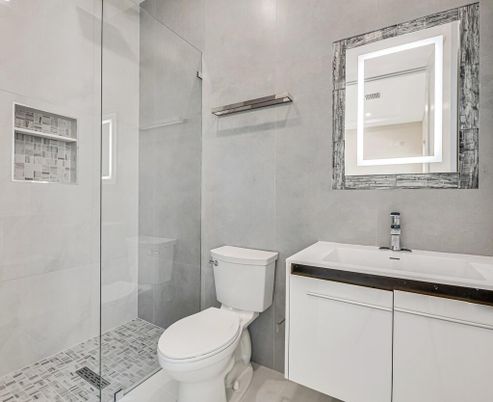 Bathroom, Glass Shower, Interior