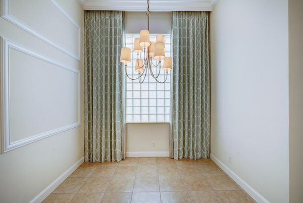Chandelier, Empty room, Interior