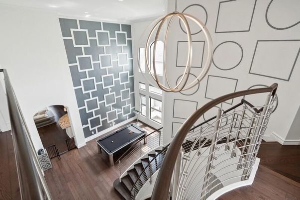 Interior, Pendant Lights, Recessed Lighting, Wood Texture Flooring