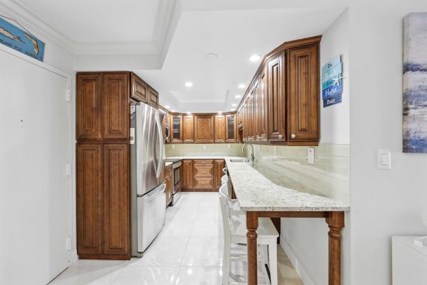 Interior, Kitchen, Recessed Lighting, Stainless Steel Appliances