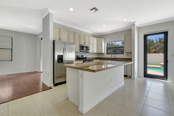 Interior, Kitchen, Recessed Lighting, Stainless Steel Appliances