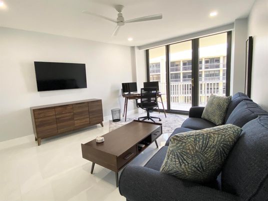 Home Office, Interior, Living room, Recessed Lighting