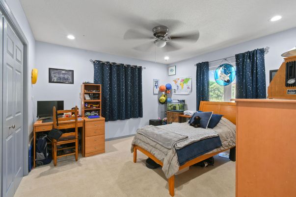 Bedroom, Home Office, Interior, Recessed Lighting