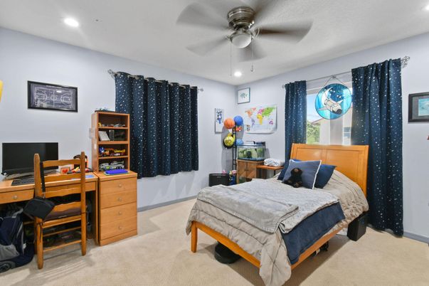 Bedroom, Home Office, Interior, Recessed Lighting
