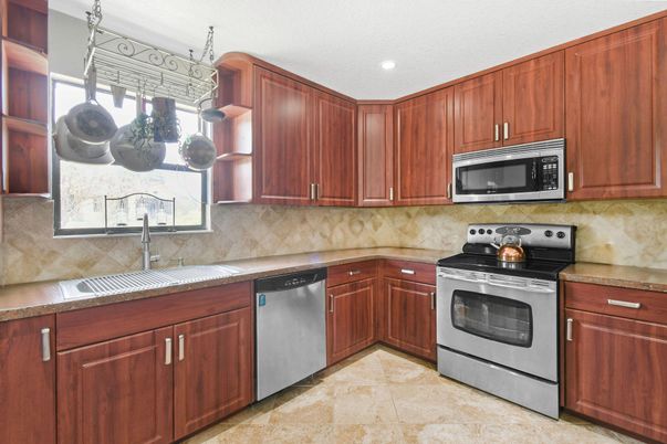 Interior, Kitchen, Recessed Lighting, Stainless Steel Appliances
