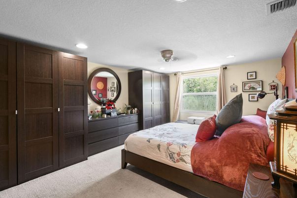 Bedroom, Interior, Recessed Lighting