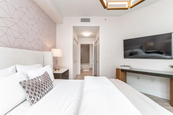 Bedroom, Interior, Wood Texture Flooring