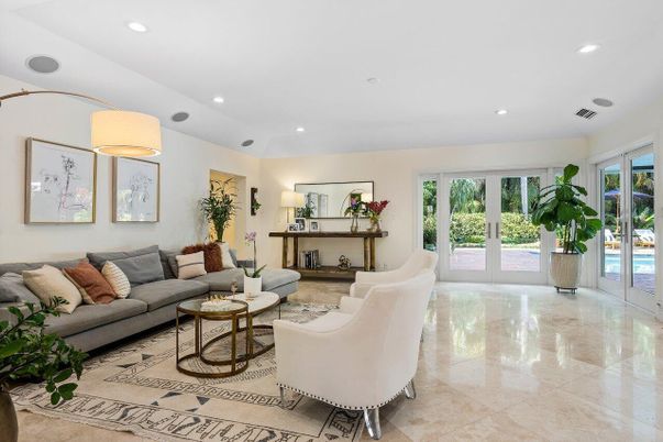 Interior, Living room, Recessed Lighting