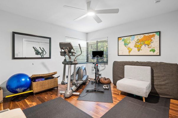 Fitness Equipment, Interior, Wood Texture Flooring