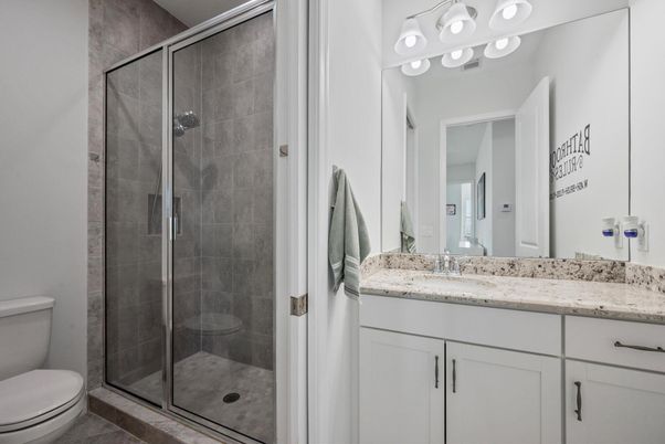 Bathroom, Glass Shower, Interior